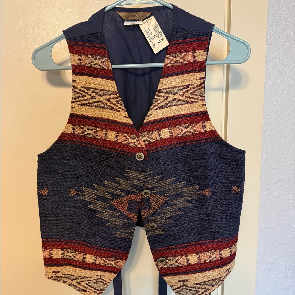 Southwestern Patterned Vest